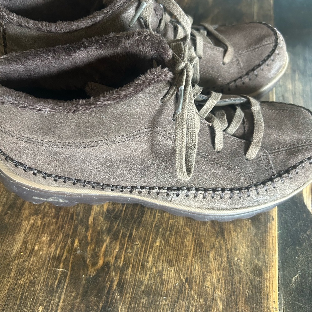 Skechers Bikers Lineage  Ankle Chukka Boot Size 6 Chocolate ‎ Brown Moccasin
